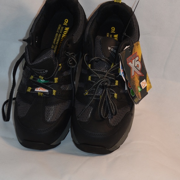 Steel Toed Men's SZ 9 WorkLoad Safety Shoes - Picture 2 of 15